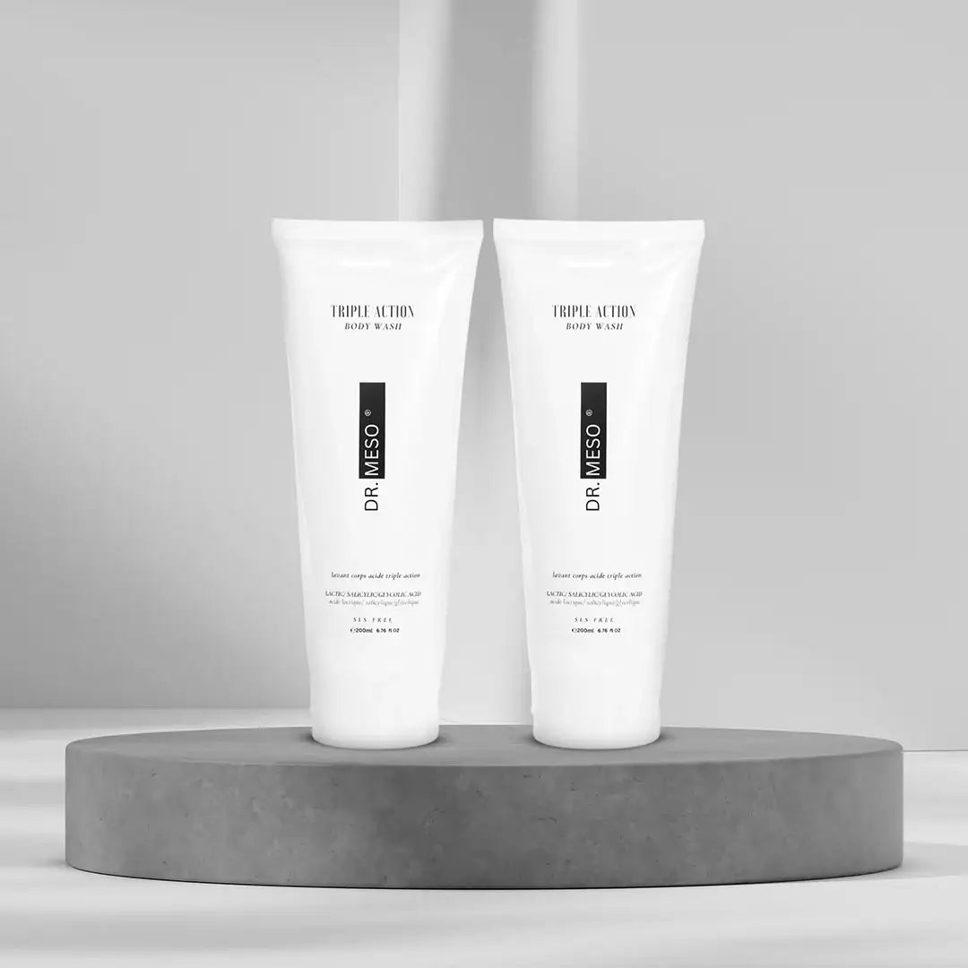 Triple Action Body Wash bottle for daily cleansing