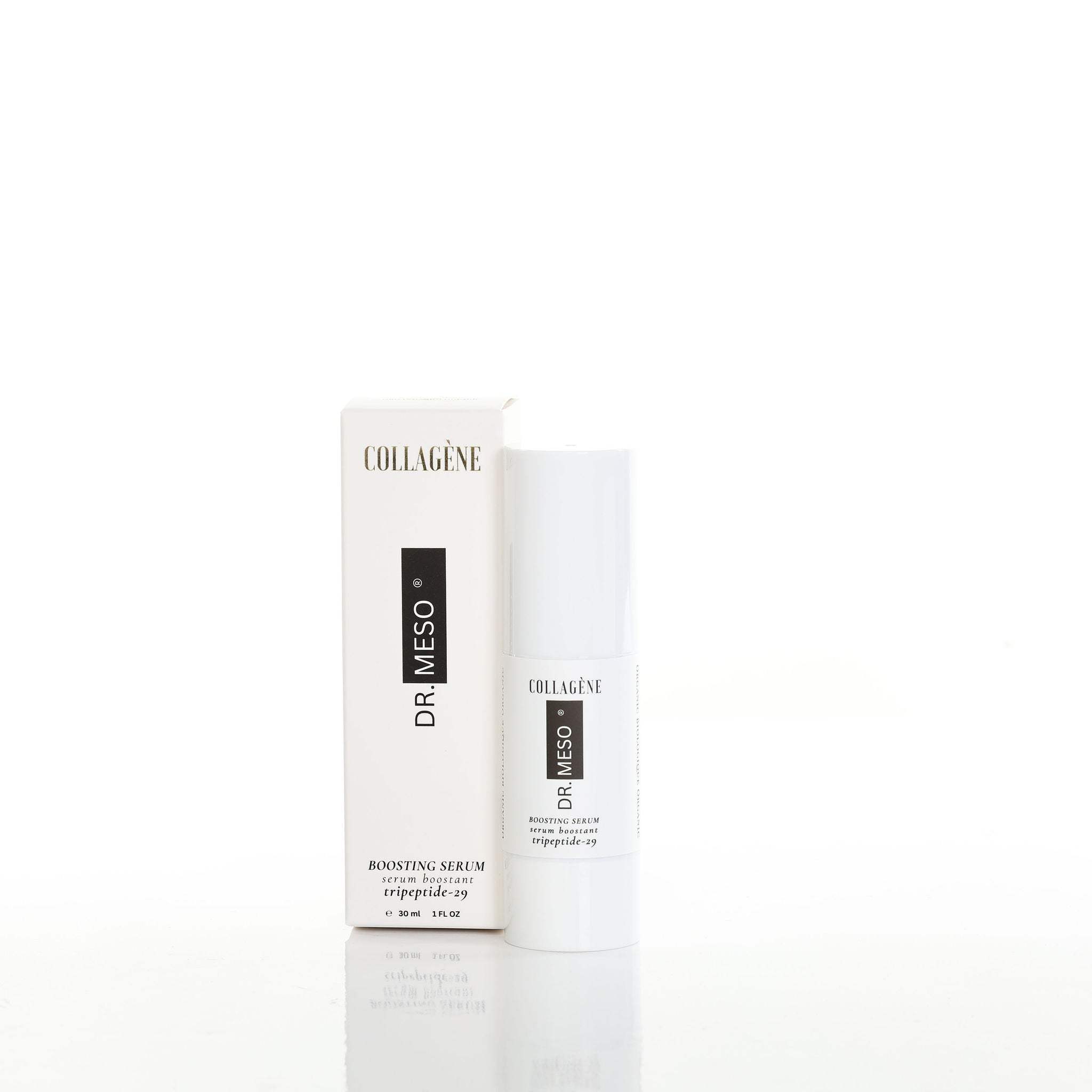 Dr. Meso Collagène skincare product on a white background