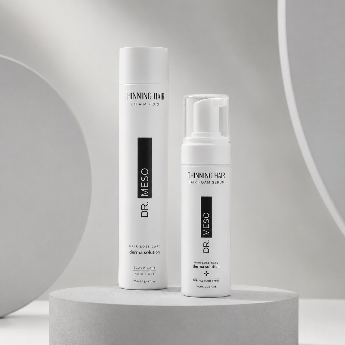 DR.MESO® Thinning Hair Shampoo and Foaming Serum Duo