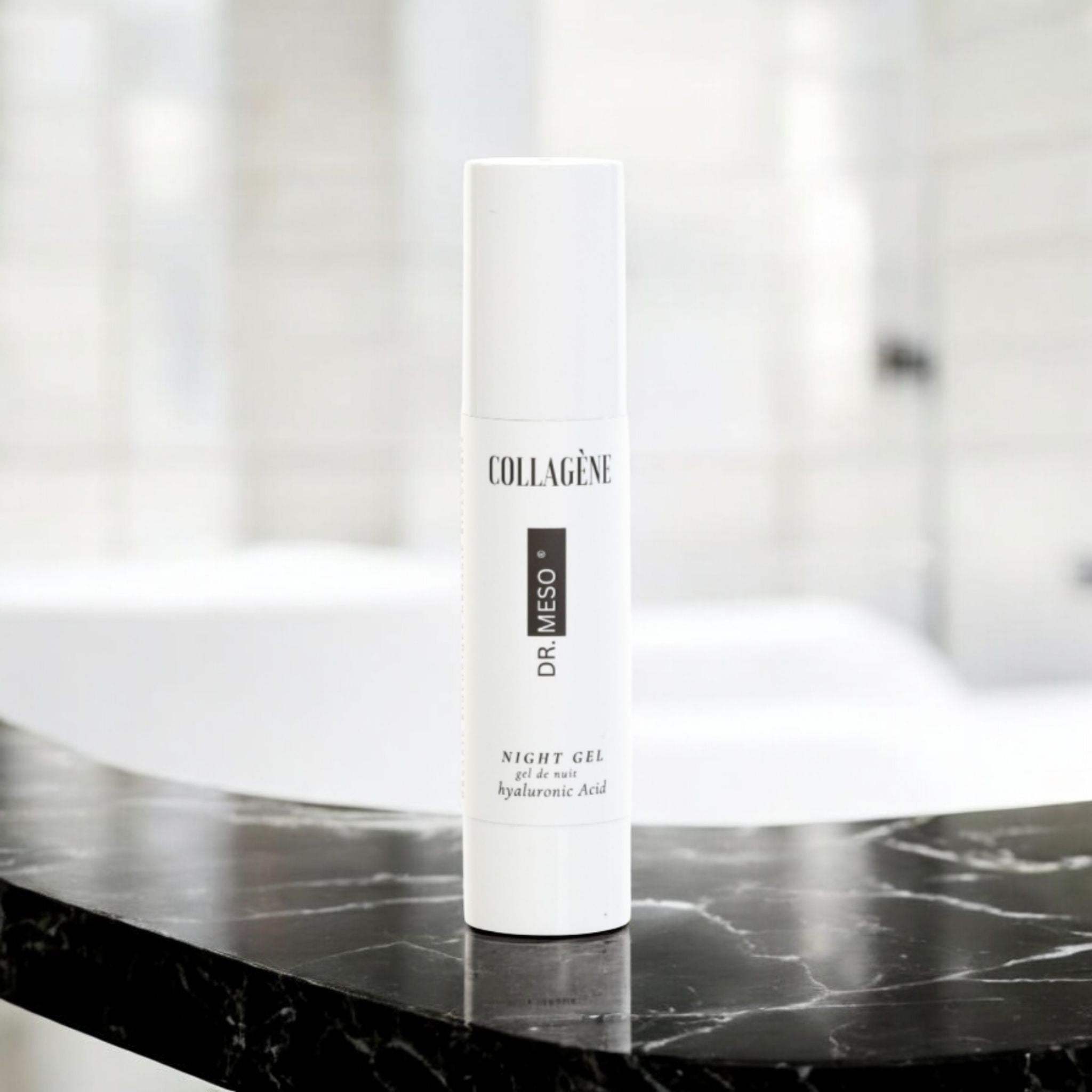 Nighttime collagen gel routine for softer refreshed skin by morning