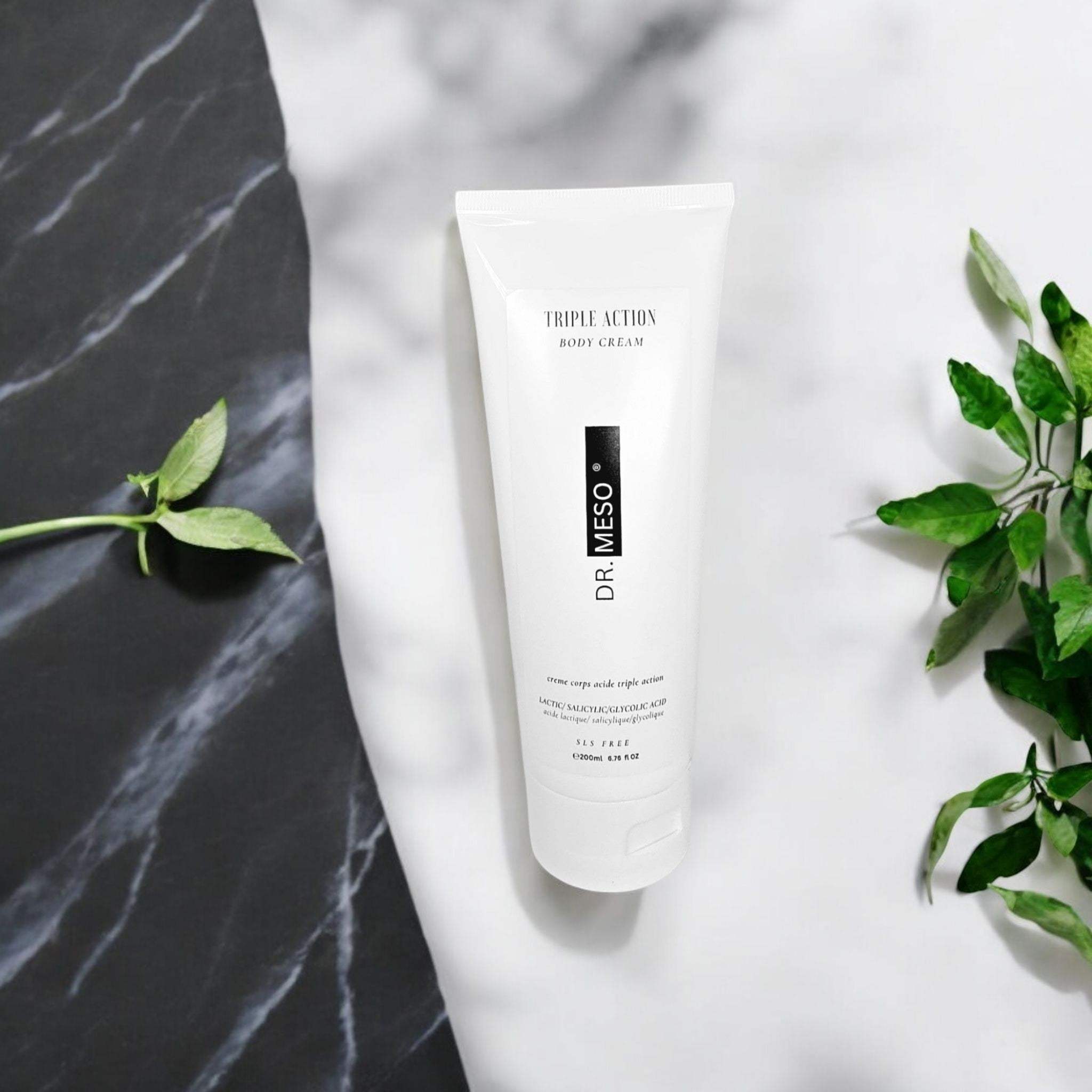 Body cream for acne-prone skin to help reduce breakouts and moisturize.