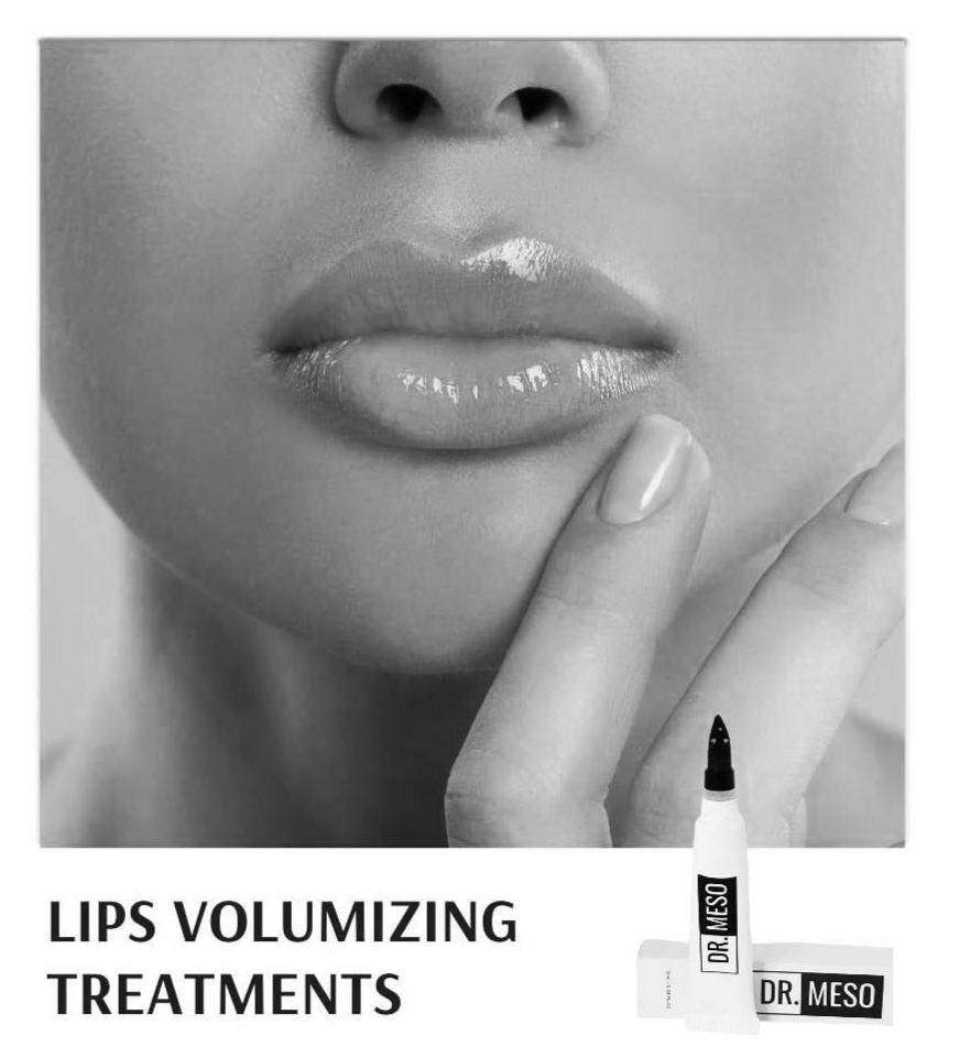 Dr. Meso Lip Volumizing Treatment tube for lip plumping and hydration.