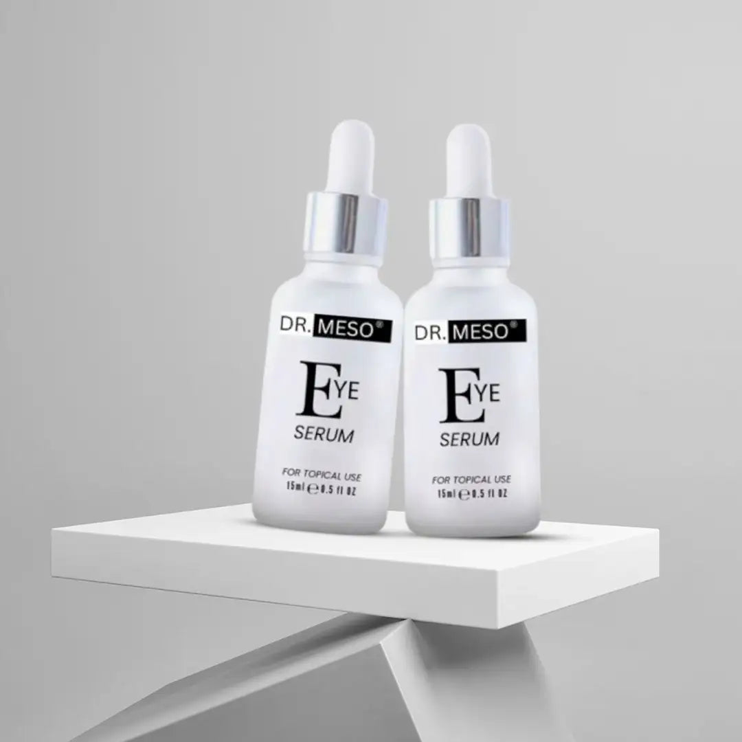 Eye serum applied under the eye to brighten and reduce fatigue.