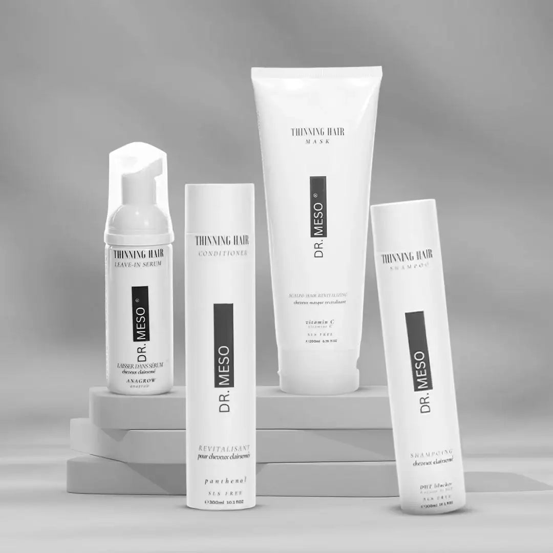DR.MESO Hair Regrowth Kit – thinning hair care shampoo and conditioner – Holiday 20% OFF
