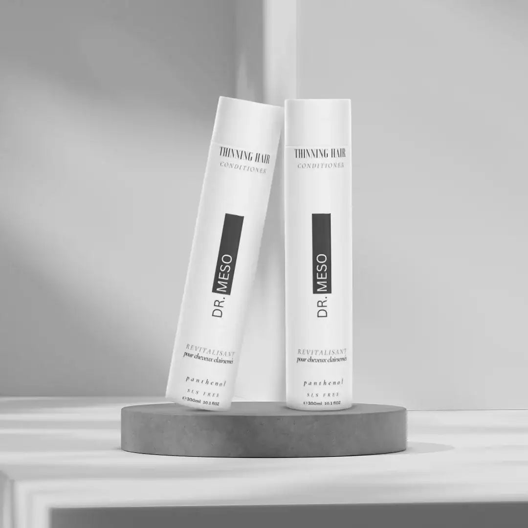 300ml bottle of Thinning Hair2 Conditioner for strengthening and volumizing thinning hair