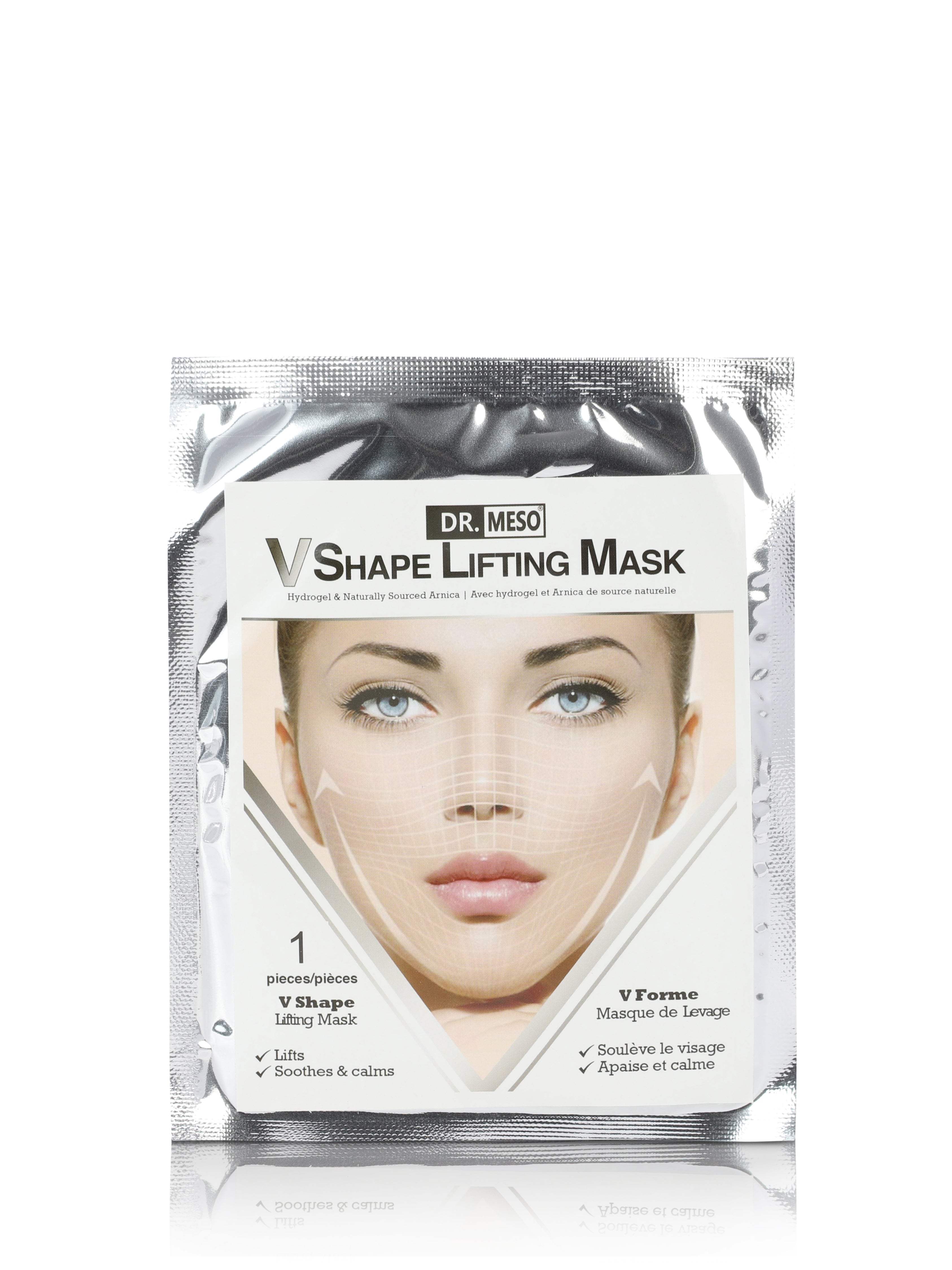 Pack of V-Shape Lifting Masks for facial firming and contouring.